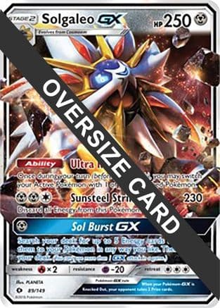 Solgaleo GX - 89/149 — Jumbo Cards Pokémon TCG card by PLANETA