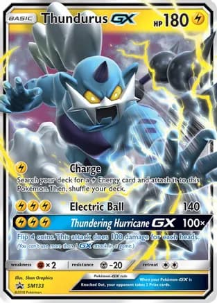 Thundurus GX - SM133 — SM Promos