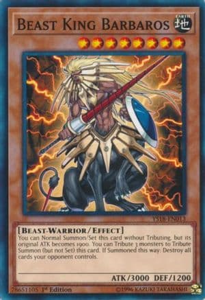 Beast King Barbaros — Starter Deck: Codebreaker Yu-Gi-Oh! card by KAZUKI TAKAHASHI