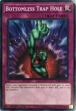 Bottomless Trap Hole — Starter Deck: Codebreaker Yu-Gi-Oh! card by KAZUKI TAKAHASHI
