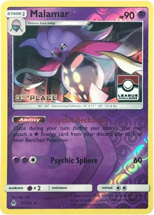 Malamar - 51/131 (League Challenge) [3rd Place] — League & Championship Cards