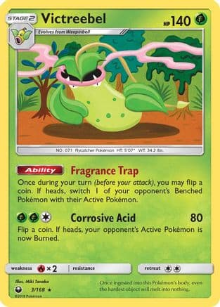 Victreebel — SM - Celestial Storm Pokémon TCG card by Tika Matsuno
