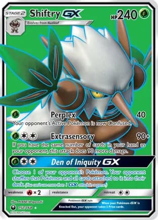 Shiftry GX (Full Art) — SM - Celestial Storm