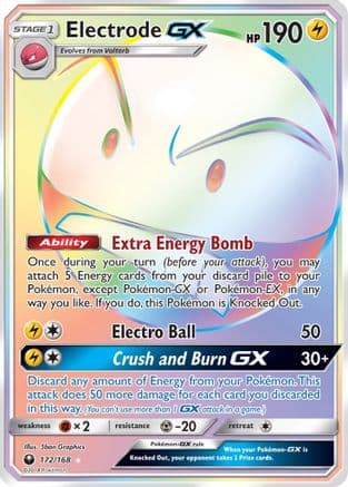 Electrode GX (Secret) — Pokémon TCG card