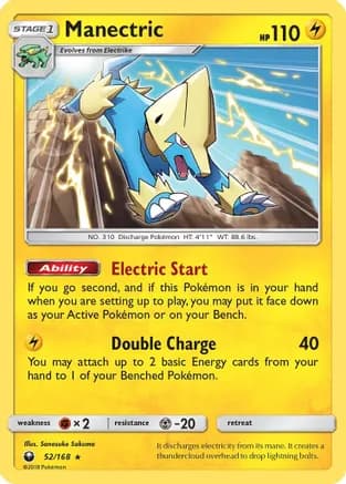 Manectric — SM - Celestial Storm