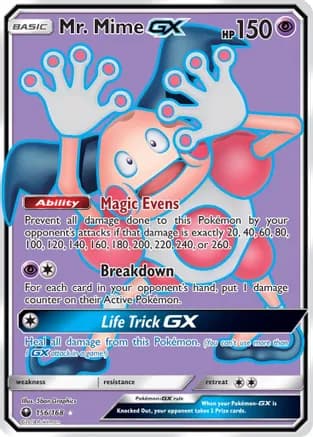Mr. Mime GX (Full Art) — SM - Celestial Storm
