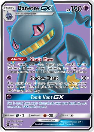 Banette GX (Full Art) — Pokémon TCG card