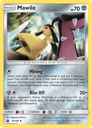Mawile — SM - Celestial Storm Pokémon TCG card by Kagemaru Himeno
