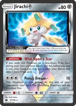 Jirachi Prism Star — SM - Celestial Storm