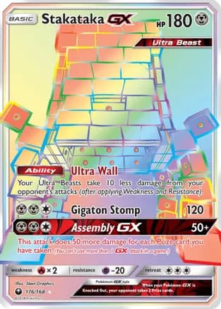 Stakataka GX (Secret) — SM - Celestial Storm