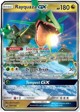 Rayquaza GX — SM - Celestial Storm
