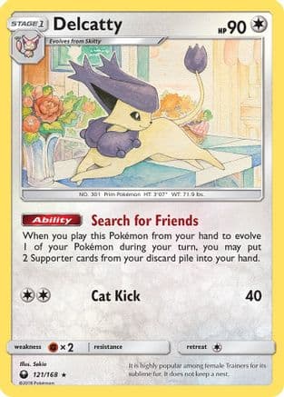 Delcatty — SM - Celestial Storm Pokémon TCG card by Sekio