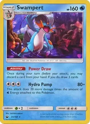 Swampert - 35/168 (SM Celestial Storm) — Deck Exclusives