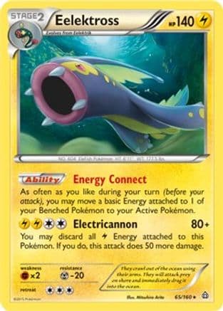 Eelektross - 65/160 (Cosmos Holo) — Blister Exclusives Pokémon TCG card by Mitsuhiro Arita