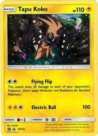 Tapu Koko - SM30a — Alternate Art Promos Pokémon TCG card by Misa’a Kitaoka