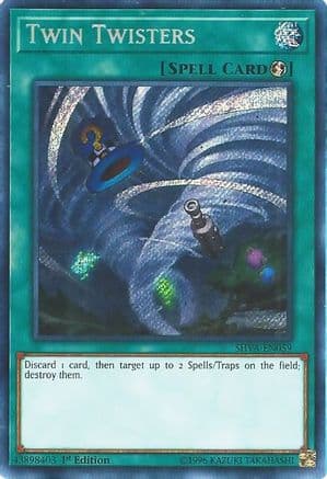 Twin Twisters — Shadows in Valhalla Yu-Gi-Oh! card by KAZUKI TAKAHASHI