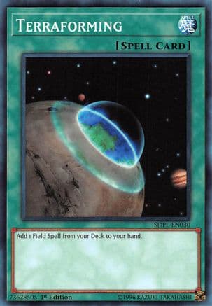 Terraforming — Structure Deck: Powercode Link Yu-Gi-Oh! card by KAZUKI TAKAHASHI