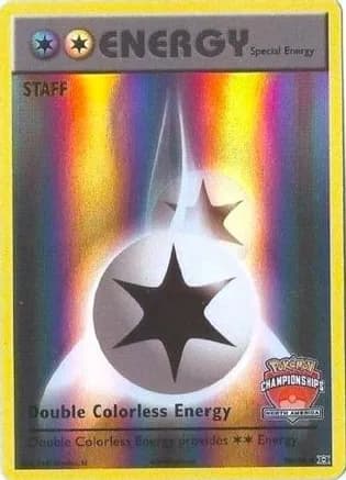 Double Colorless Energy - 90/108 (North America Championships) [Staff] — League & Championship Cards