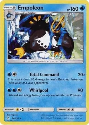Empoleon - 34/156 (Cracked Ice Holo) — Deck Exclusives