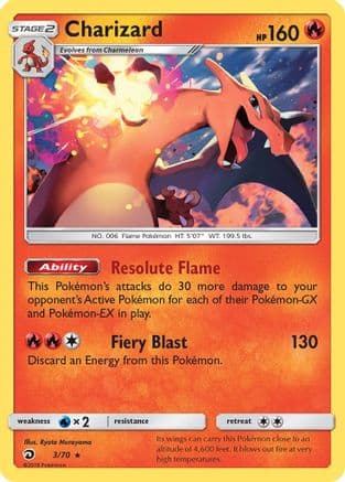 Charizard — Dragon Majesty Pokémon TCG card by Ryota Murayama