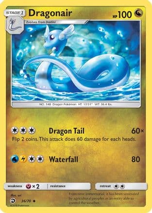 Dragonair — Dragon Majesty Pokémon TCG card by sui