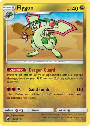 Flygon — Dragon Majesty Pokémon TCG card by Shigenori Negishi