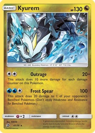 Kyurem — Dragon Majesty Pokémon TCG card by Shiburingaru