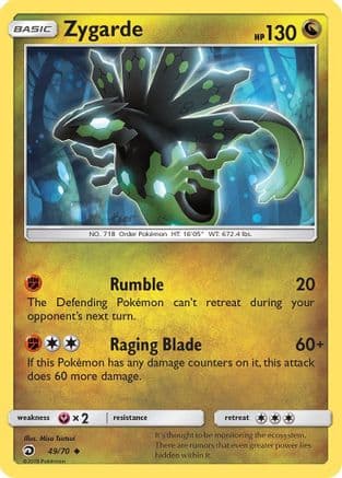 Zygarde — Dragon Majesty Pokémon TCG card by Misa Tsutsui