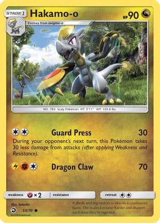 Hakamo-o — Dragon Majesty Pokémon TCG card by hatachu