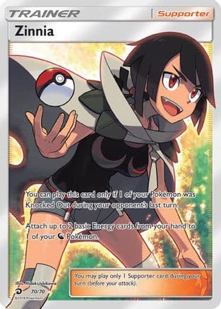 Zinnia (Full Art) — Pokémon TCG card