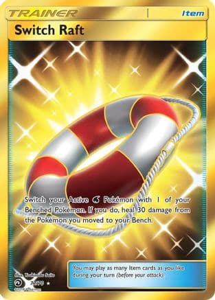 Switch Raft (Secret) — Dragon Majesty Pokémon TCG card by TOKIYA