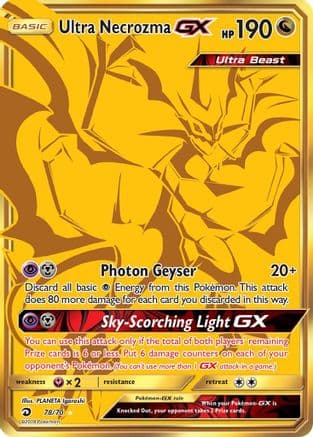 Ultra Necrozma GX (Secret) — Pokémon TCG card