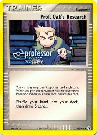 Prof. Oak's Research (2004-2005) — Professor Program Promos