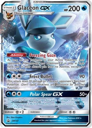 Glaceon GX - SM147 — SM Promos