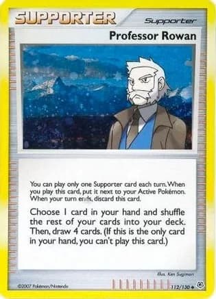 Professor Rowan - 112/130 (Cosmos Holo) — Miscellaneous Cards & Products