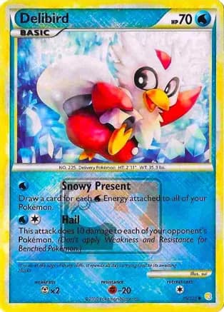 Delibird - 39/123 (League Promo) — League & Championship Cards