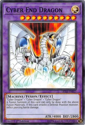 Cyber End Dragon — Legendary Duelists: White Dragon Abyss Yu-Gi-Oh! card by KAZUKI TAKAHASHI