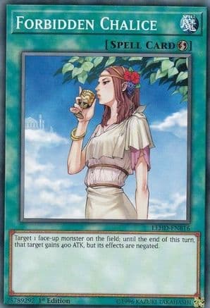 Forbidden Chalice — Legendary Hero Decks Yu-Gi-Oh! card by KAZUKI TAKAHASHI