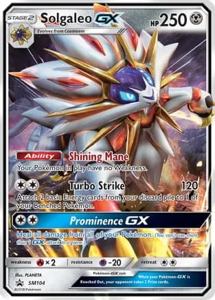 Solgaleo GX - SM104 — SM Promos