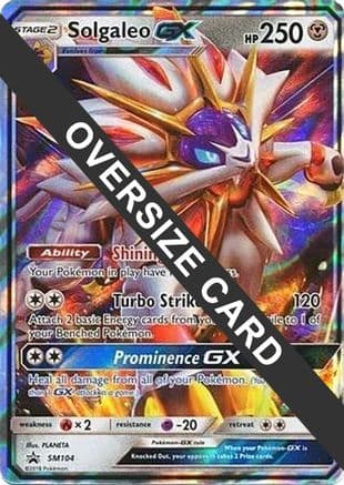 Solgaleo GX - SM104 — Jumbo Cards Pokémon TCG card by PLANETA
