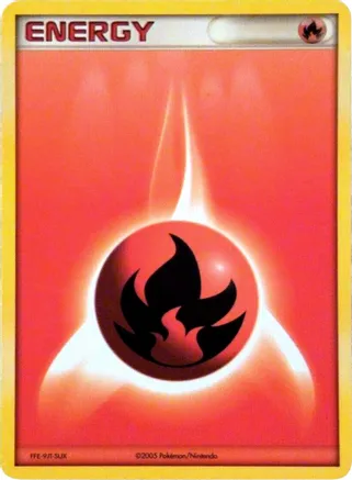 Fire Energy (2005 Unnumbered) — League & Championship Cards