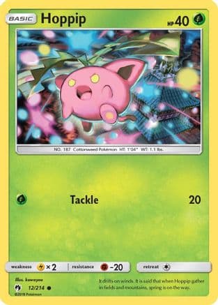 Hoppip (12) — SM - Lost Thunder Pokémon TCG card by kawayoo