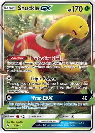 Shuckle GX — SM - Lost Thunder Pokémon TCG card by 5ban Graphics