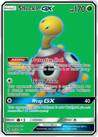 Shuckle GX (Full Art) — SM - Lost Thunder