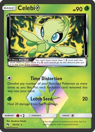 Celebi Prism Star — SM - Lost Thunder Pokémon TCG card by 5ban Graphics