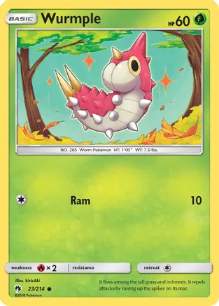 Wurmple (23) — SM - Lost Thunder
