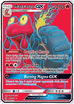 Magcargo GX (Full Art) — SM - Lost Thunder