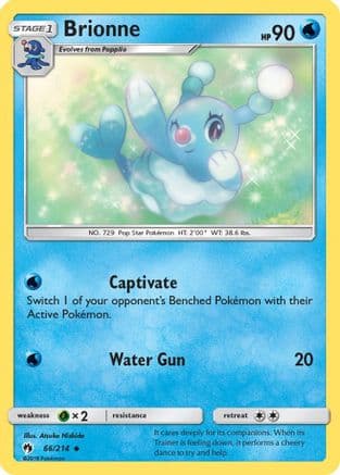 Brionne — SM - Lost Thunder Pokémon TCG card by Atsuko Nishida