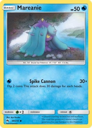 Mareanie (68) — SM - Lost Thunder Pokémon TCG card by Aya Kusube