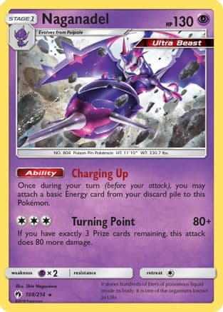 Naganadel — SM - Lost Thunder Pokémon TCG card by Shin Nagasawa